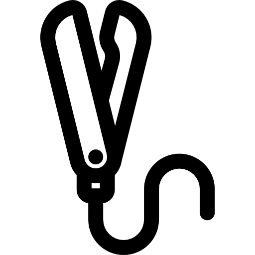 ヘアアイロン Basic Rounded Lineal icon