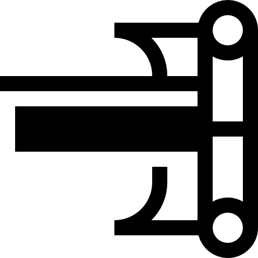 Пейнтбол Basic Straight Filled иконка