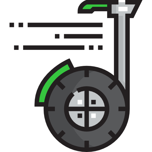 Скутер Detailed Straight Lineal color иконка