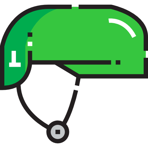 ヘルメット Detailed Straight Lineal color icon