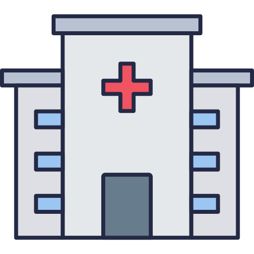 病院 Dinosoft Lineal Color icon