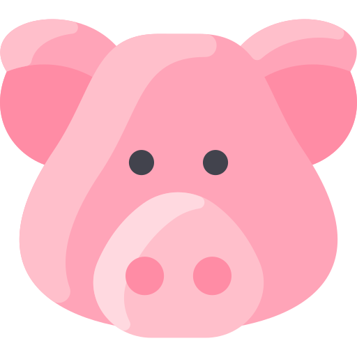 cerdo Vitaliy Gorbachev Flat icono