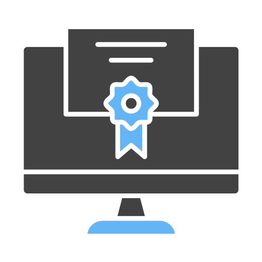 Онлайн-сертификат Generic Blue иконка