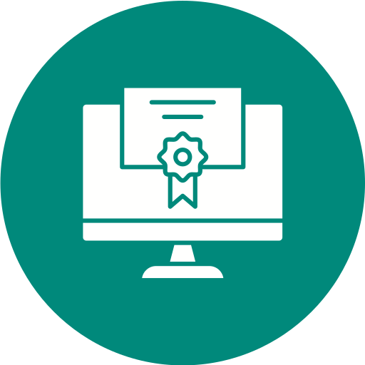 Online certificate Generic Circular icon