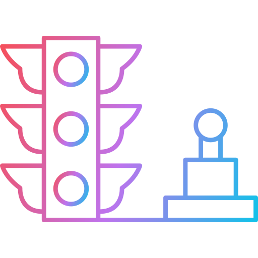 verkeerscontrole Generic Gradient icoon