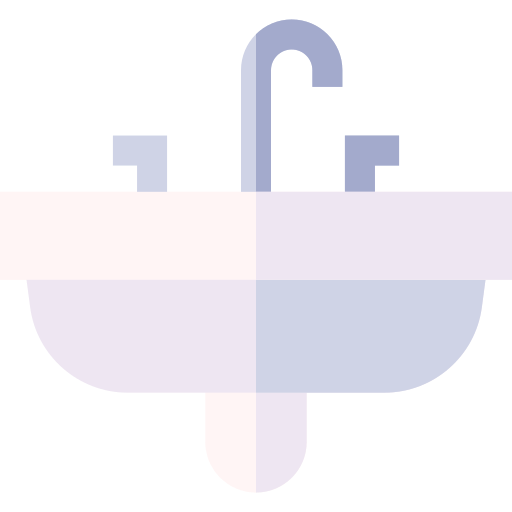 Sink Basic Straight Flat icon