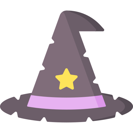마녀 모자 Special Flat icon
