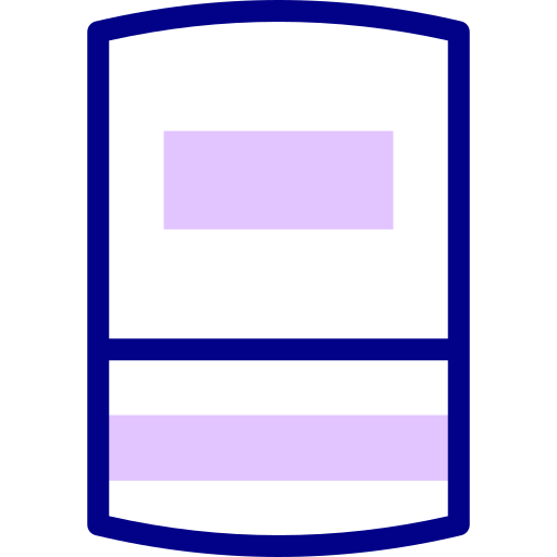 Police shield Detailed Mixed Lineal color icon