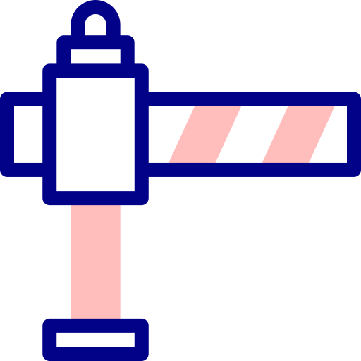 bariera Detailed Mixed Lineal color ikona