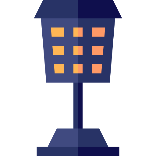Patio heater Basic Straight Flat icon
