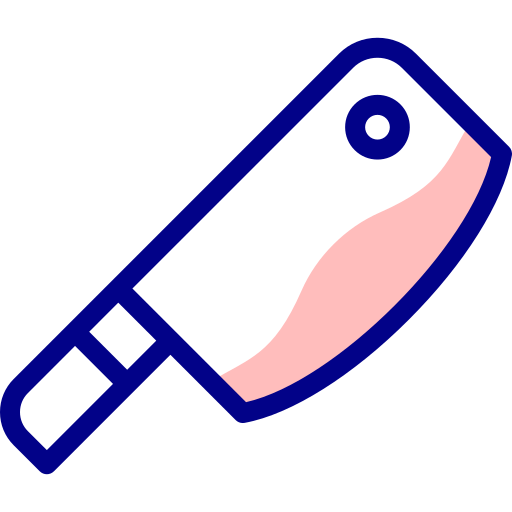Cleaver Detailed Mixed Lineal color icon
