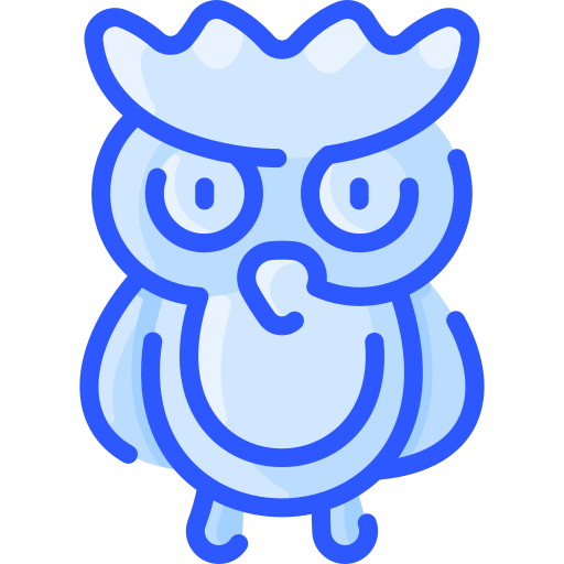 Owl Vitaliy Gorbachev Blue icon