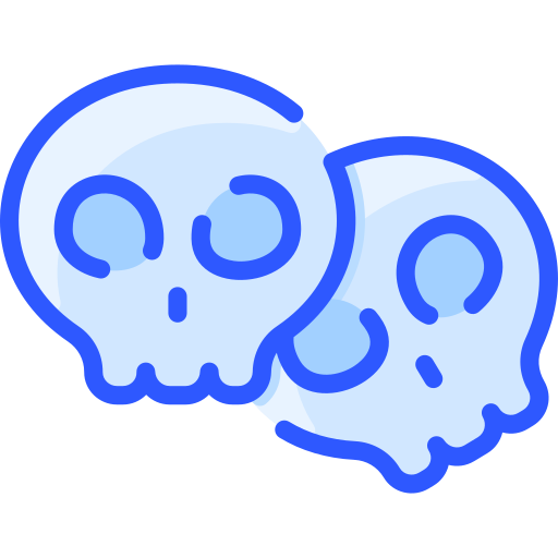 Skull Vitaliy Gorbachev Blue icon