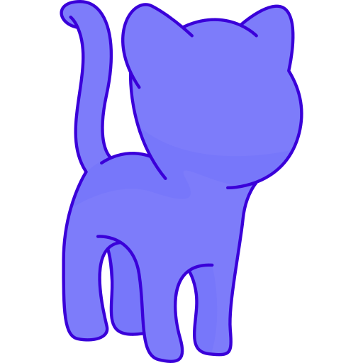Cat Generic Outline Color icon