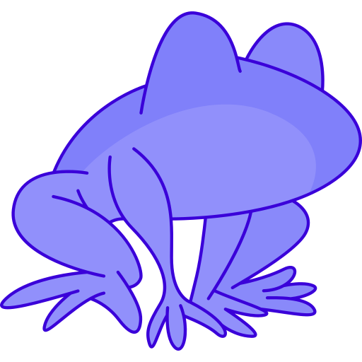 두꺼비 Generic Outline Color icon