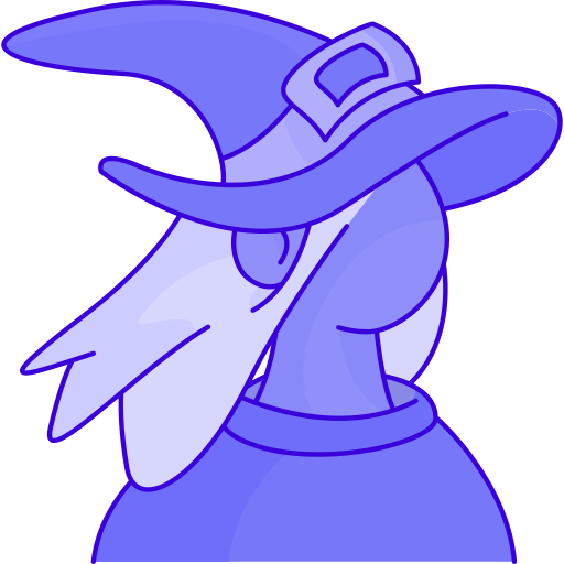 Witch Generic Outline Color icon