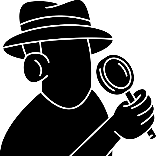 détective Generic Glyph Icône