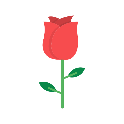 Rose Dinosoft Flat icon