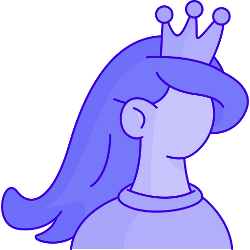 princesa Generic Outline Color icono