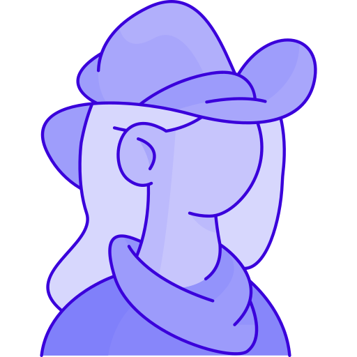 cowboy Generic Outline Color icoon