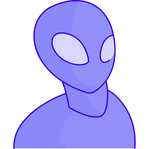 alieno Generic Outline Color icona
