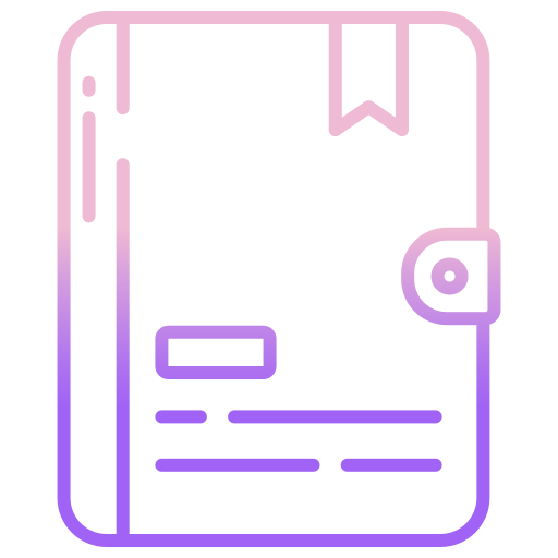 Notebook Icongeek26 Outline Gradient icon