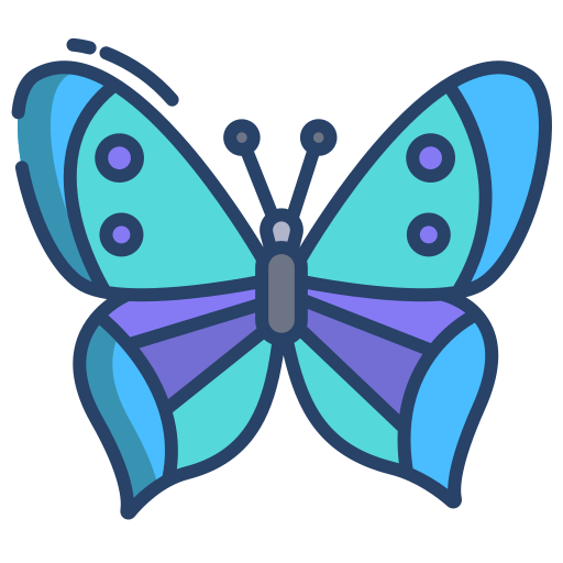 Butterfly Icongeek26 Linear Colour icon