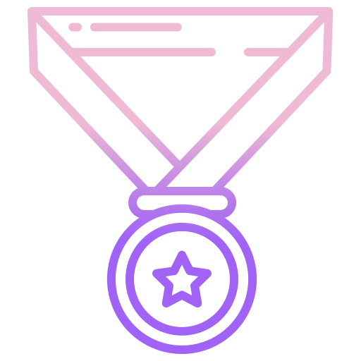 Medal Icongeek26 Outline Gradient icon