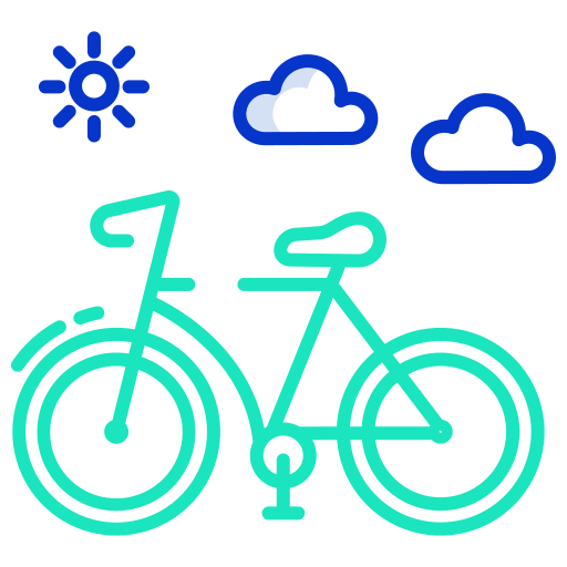 fiets Icongeek26 Outline Colour icoon