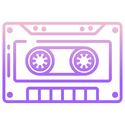 cassette Icongeek26 Outline Gradient Icône