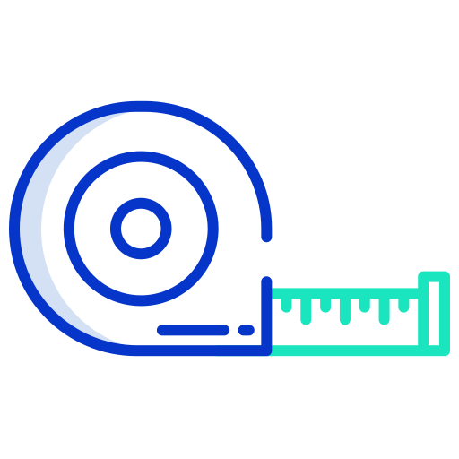 측정 테이프 Icongeek26 Outline Colour icon