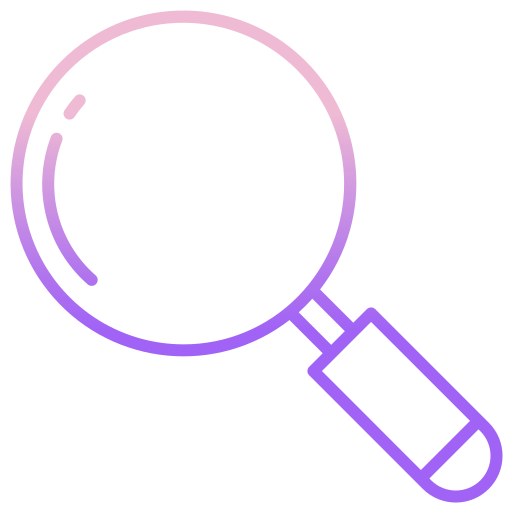 Magnifying glass Icongeek26 Outline Gradient icon