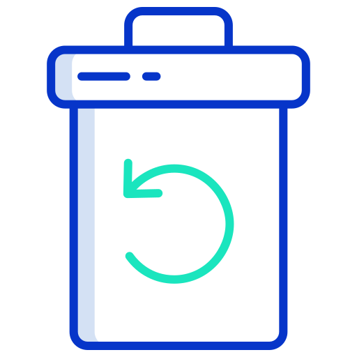 Trash can Icongeek26 Outline Colour icon