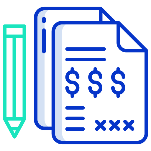 Invoice Icongeek26 Outline Colour icon