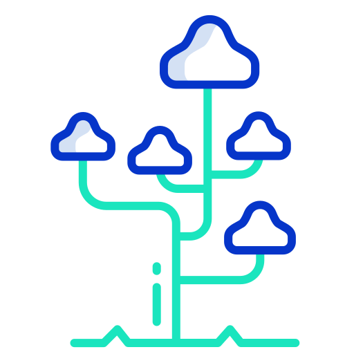 Tree Icongeek26 Outline Colour icon