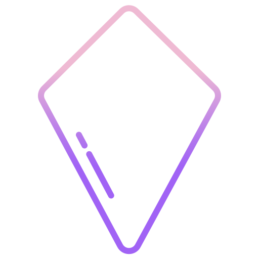 geometrische vorm Icongeek26 Outline Gradient icoon
