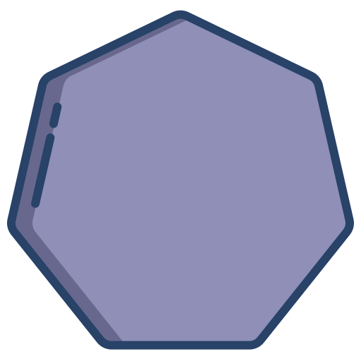 Heptagon Icongeek26 Linear Colour icon