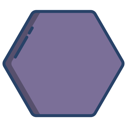 hexagone Icongeek26 Linear Colour Icône