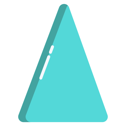 driehoek Icongeek26 Flat icoon