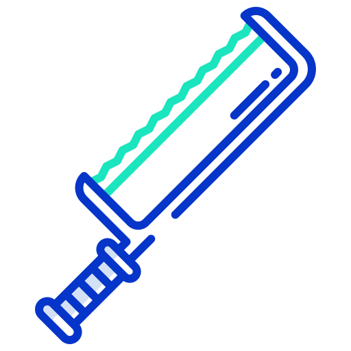 scie à main Icongeek26 Outline Colour Icône