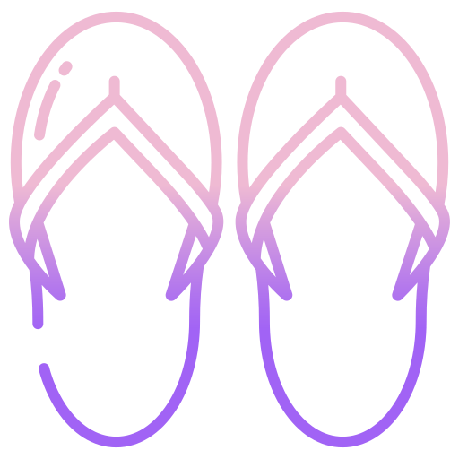 Flip flops Icongeek26 Outline Gradient icon