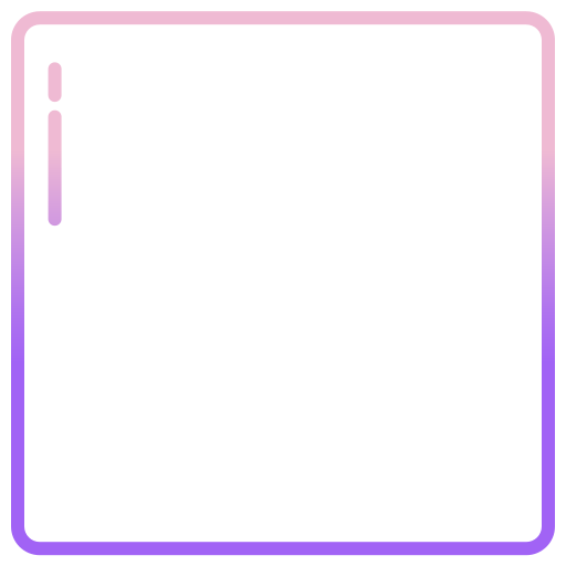 vierkant Icongeek26 Outline Gradient icoon