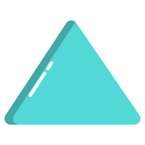 triángulo Icongeek26 Flat icono