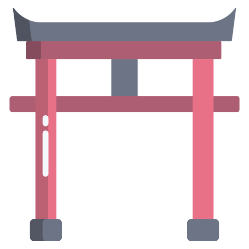 Japanese gate Icongeek26 Flat icon