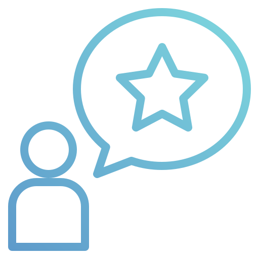 Customer review Generic Gradient icon