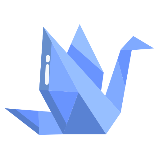 origami Icongeek26 Flat ikona