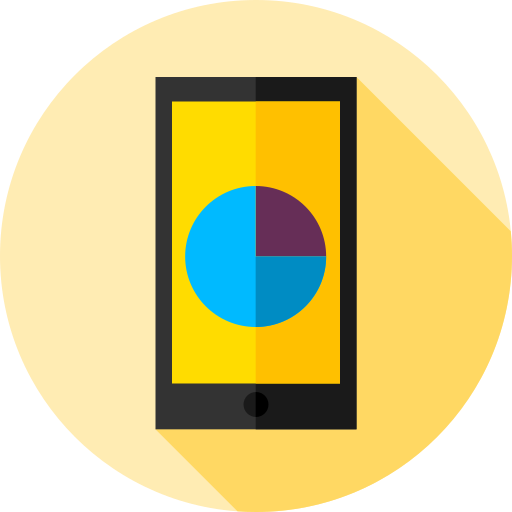 smartphone Flat Circular Flat icoon