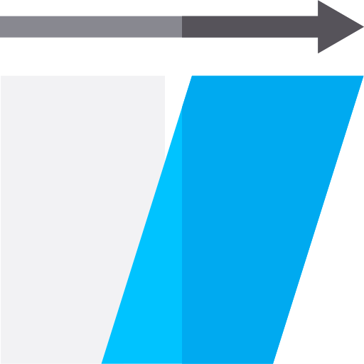 curva Basic Straight Flat icono