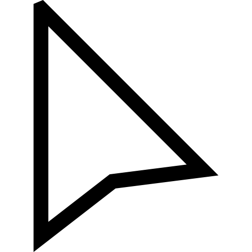 cursor Basic Straight Lineal icono