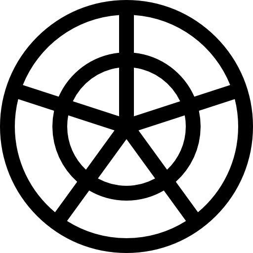 cuadrícula Basic Straight Lineal icono